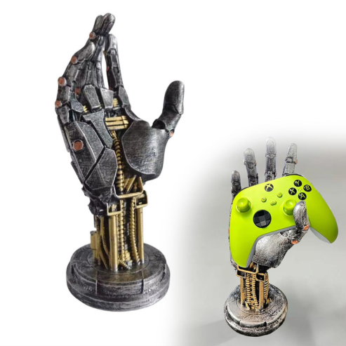 Support de contrôleur de jeu à bras mécanique, support de casque, rangement de bureau pour SONY PS5/PS4, support de manette de jeu et AirPods Max, cadeaux pour hommes